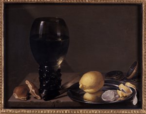 Stilleven met Wijnglas, 1628 door Jan Davidsz de Heem