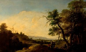 Landschap met figuren