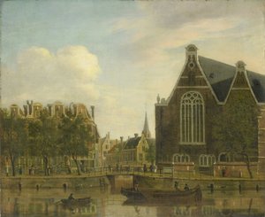 Het zogenaamde Boerenverdriet op het Spui, Amsterdam door Jan Ekels (I)