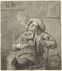 Rokende man door Jan Ekels (II)