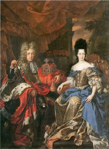 Duits: Doppelbildnis Johann Wilhelm von der Pfalz und Anna Maria Luisa de