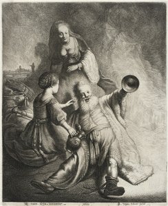 Lot en zijn dochters, 1631