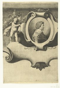 Beleg van Breda (blad met portret van Frederik Hendrik), 1637 door Jan Gerritsz. van Bronckhorst