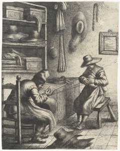 Hoedenmaker door Jan Gillisz. van Vliet