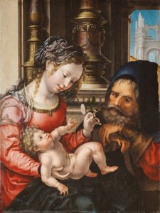 De Heilige Familie door Jan Gossaert