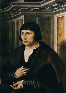 Man met een Rozenkrans, ca. 1525 door Jan Gossaert