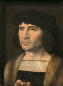 Portret van een man door Jan Gossaert