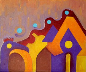 Een Volledig onbekend Dier probeert het huis binnen te komen, 2009 door Jan Groneberg