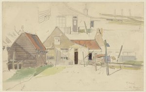 Studies van huizen in de Vinkenbuurt, Amsterdam