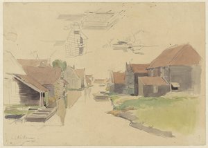 Studies van huizen in de Vinkenbuurt, Amsterdam door Jan H.L. Hanau
