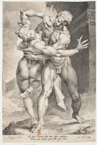 Een Romein ontvoert een Sabijnse vrouw