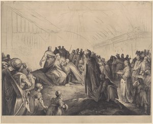 Aanbidding door de koningen door Jan Harmensz. Muller