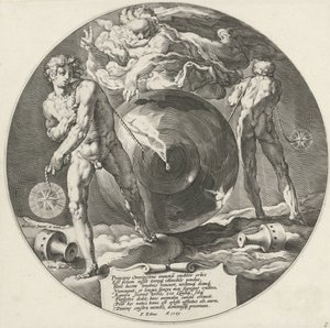 Gods Geest zweeft over het water (Schepping van de wereld)