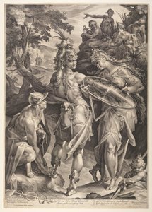 Minerva bewapent Perseus door Jan Harmensz. Muller