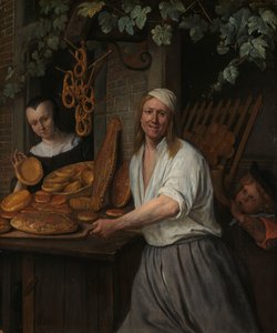 De bakker Arent Oostwaard en zijn vrouw, Catharina Keizerswaard