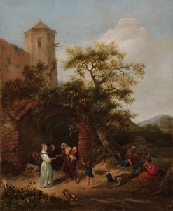 De Waarzegster door Jan Havickszoon Steen