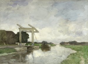 Ophaalbrug in Noorden