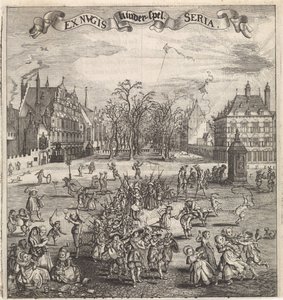 Kinderspelen te Den Haag door Jan Hendriksz. Verstraelen
