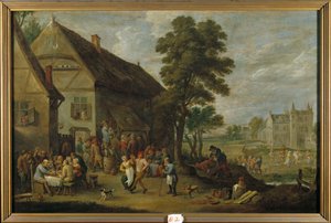 Een uitzicht op Rhenen, 1636