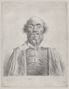 Buste van een oudere man door Jan Lievens