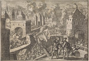 Verovering van Maagdenburg, 1631 door Jan Luyken (attributed to)