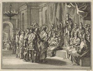Christus voor de hogepriester Annas