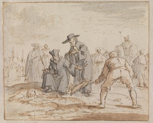 Het levend begraven van Anneke van den Hove in Brussel, 1591