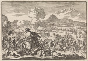 Overwinning van prins Eugenius op de Turken aan de Tisza, 1697