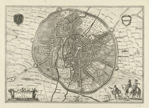 Plan van Leuven, 1581 door Jan Luyken