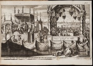 De Grote Zegen van de Wateren in Moskou, 1677
