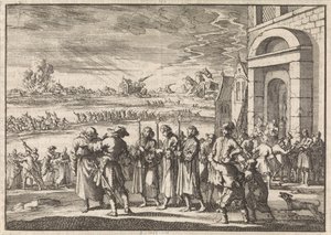 Vervolging van Protestanten in Frankrijk, 1672 door Jan Luyken