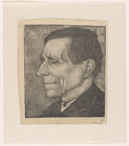 Portret van Beint Mankes I door Jan Mankes
