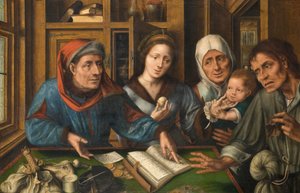 Het kantoor van de pachtontvangers, 1514