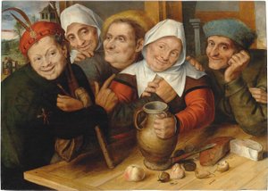 Een vrolijk gezelschap door Jan Matsys