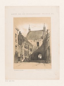 Straat met poort