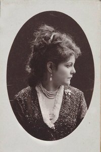 Portret van pianist en componist Sophie Menter 1846-1918 door Jan Mieczkowski
