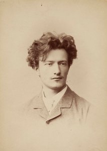 Portret van de componist Ignacy Jan Paderewski 1860-1941, ca. 1883