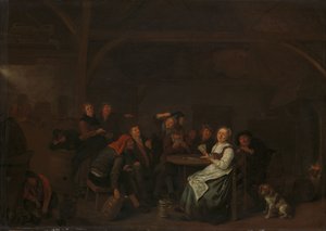 Valsspelen met kaarten door Jan Miense Molenaer
