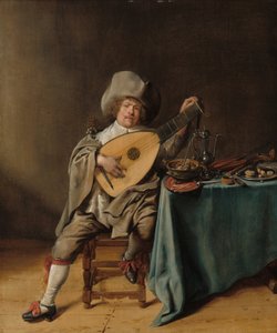 Zelfportret als luitspeler