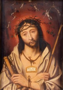 Christus gekroond met doornen, of Ecce Homo, c.1525 door Jan Mostaert