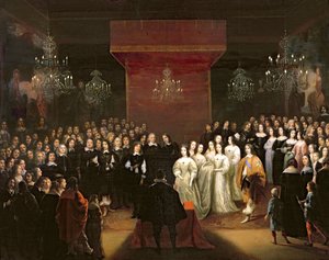 Het huwelijk van Frederik Willem (1620-88) keurvorst van Brandenburg en Louise Henriette (1627-67) prinses van Nassau, 1646