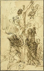 De kruisiging door Jan Philipsz. van Bouckhorst
