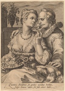 Geur door Jan Pietersz Saenredam after Hendrik Goltzius