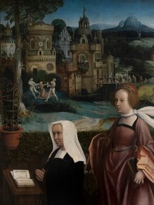 Detail (Donor met Sint Nicolaas en Donor