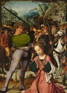 De Onthoofding van Sint Catharina door Jan Provoost
