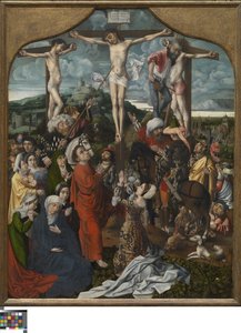 De kruisiging door Jan Provoost