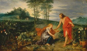 Christus verschijnt aan Maria Magdalena op Paasmorgen (Noli me tangere), ca. 1626 (olieverf op hout)
