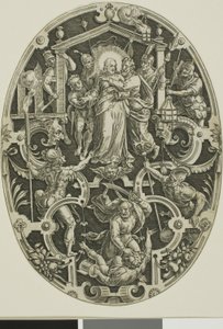 Verraad van Christus, uit de Passie van Christus door Jan Sadeler I