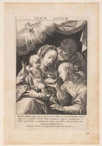 Heilige Familie door Jan Sadeler I
