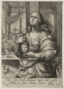 Heldinnen van het Nieuwe Testament: Maria Magdalena door Jan Saenredam